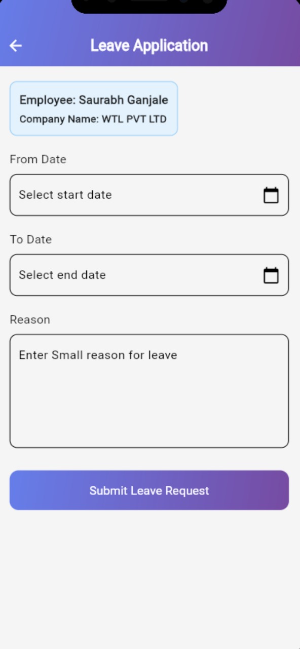 Mobile Leave Management