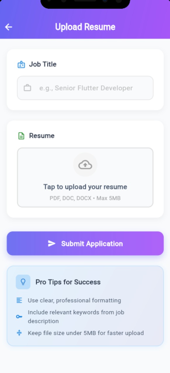 Uploaded Resume