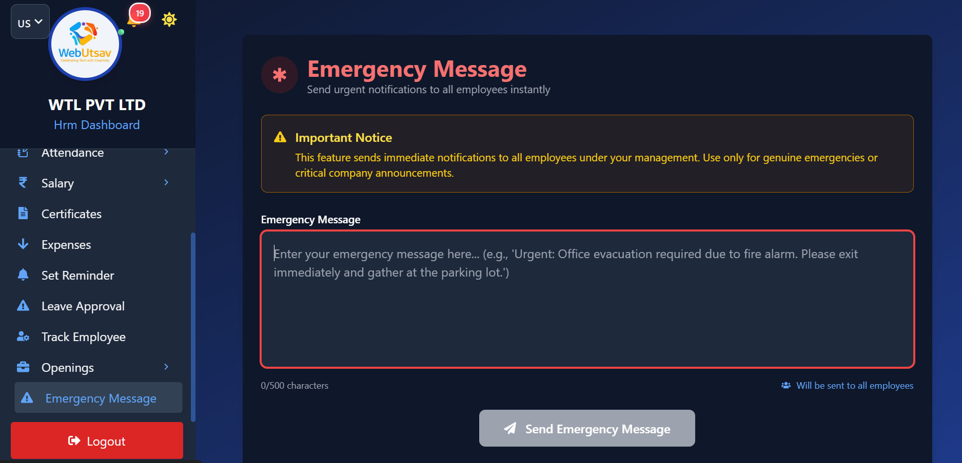 Emergency Messaging